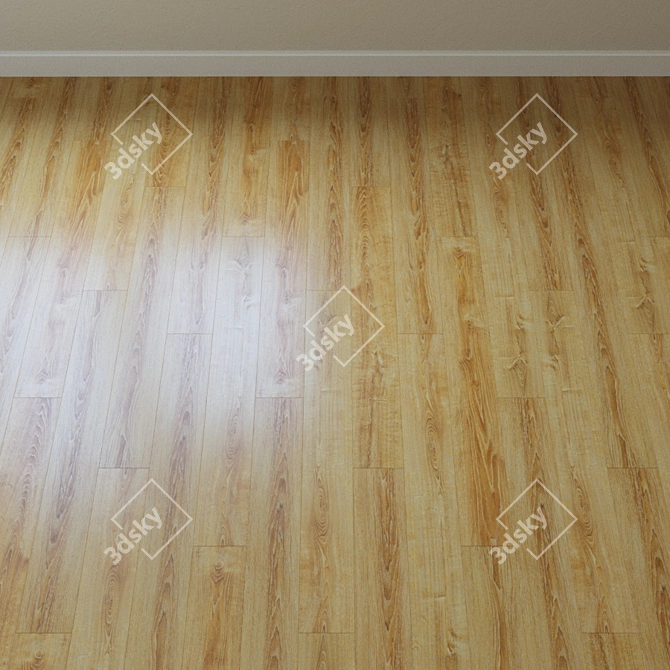 California Oak Parquet 3D model image 2