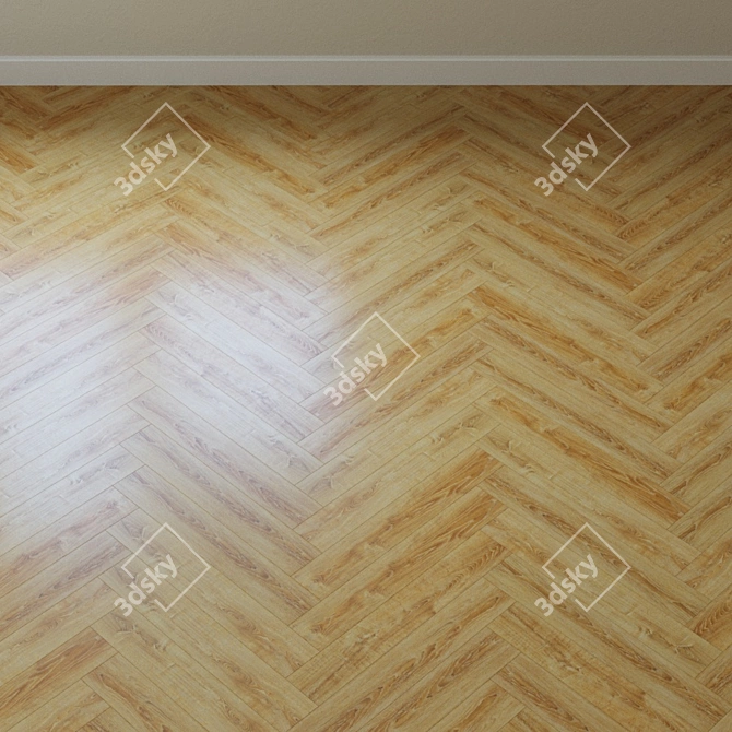 California Oak Parquet 3D model image 4