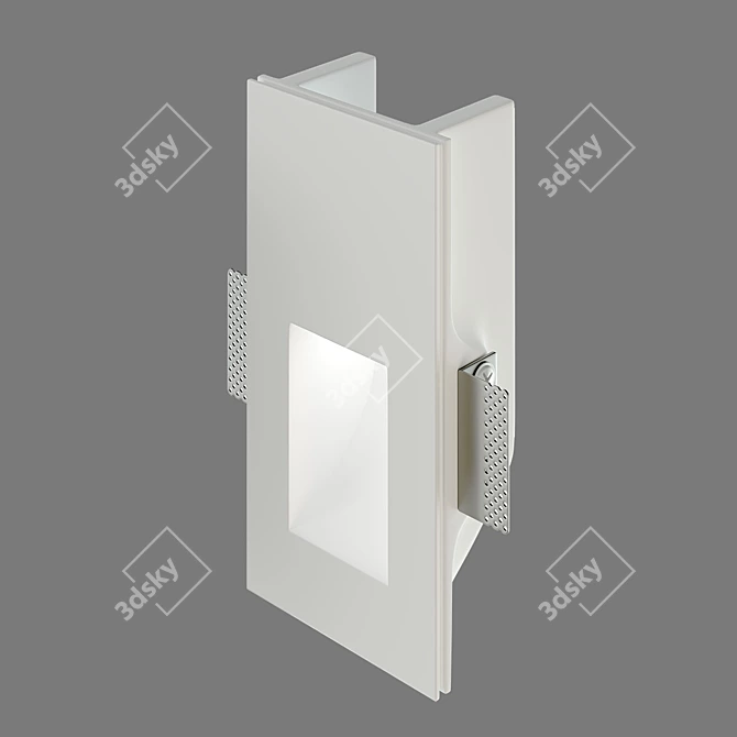 Geometric Gypsum Downlights 3D model image 3