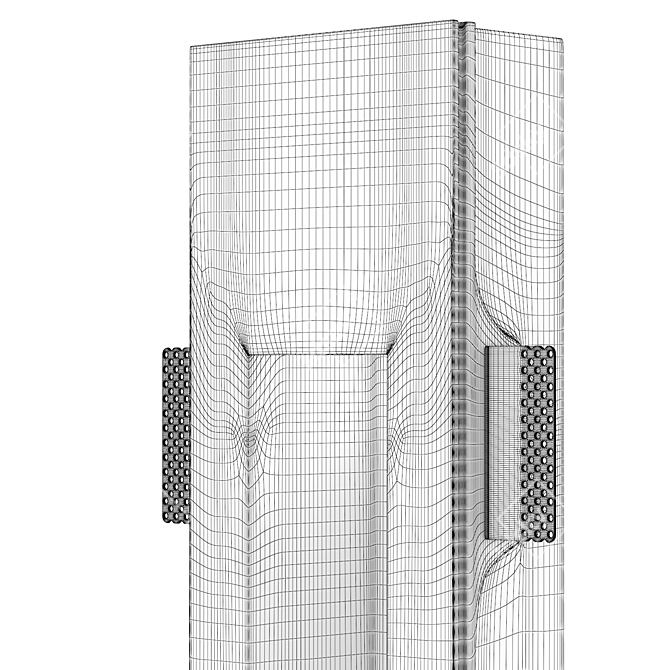 Geometric Gypsum Downlights 3D model image 5