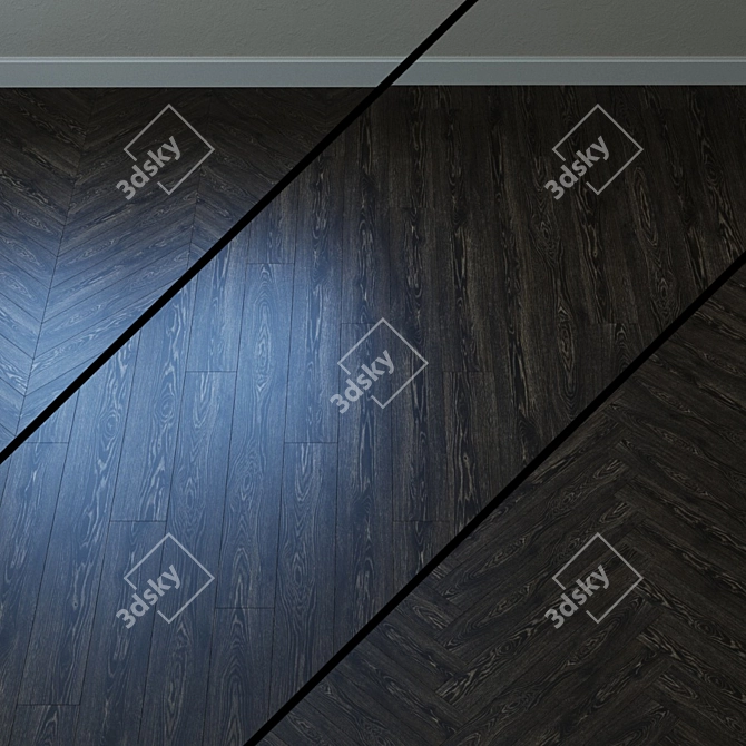 Night Oak Super Natural Classic Parquet 3D model image 1