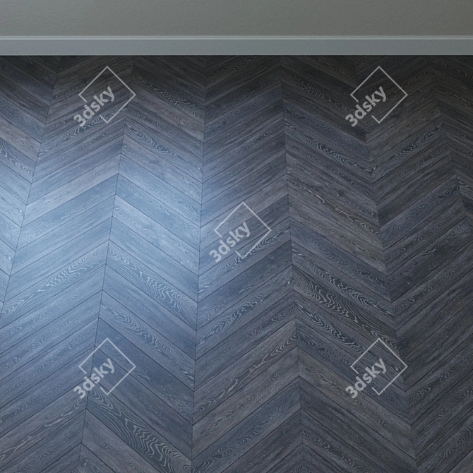 Authentic Bedrock Oak Parquet 3D model image 3