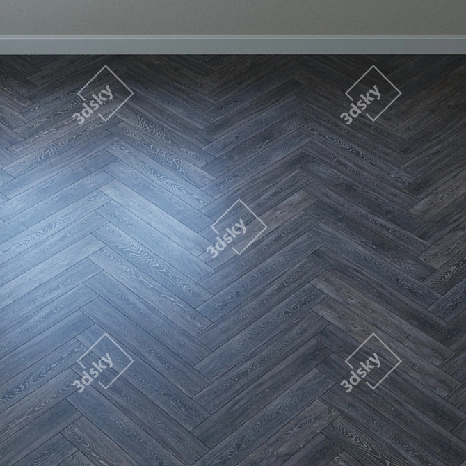 Authentic Bedrock Oak Parquet 3D model image 4