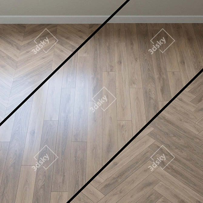 Super Natural Classic Light Oak 3D model image 1