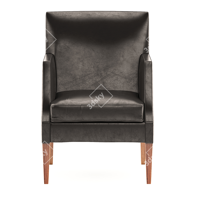 Sleek Modern Armchair: Perfect for Any Occasion 3D model image 3
