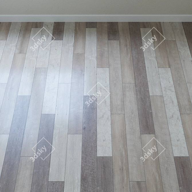 Super Natural Classic Barnwood Parquet 3D model image 2