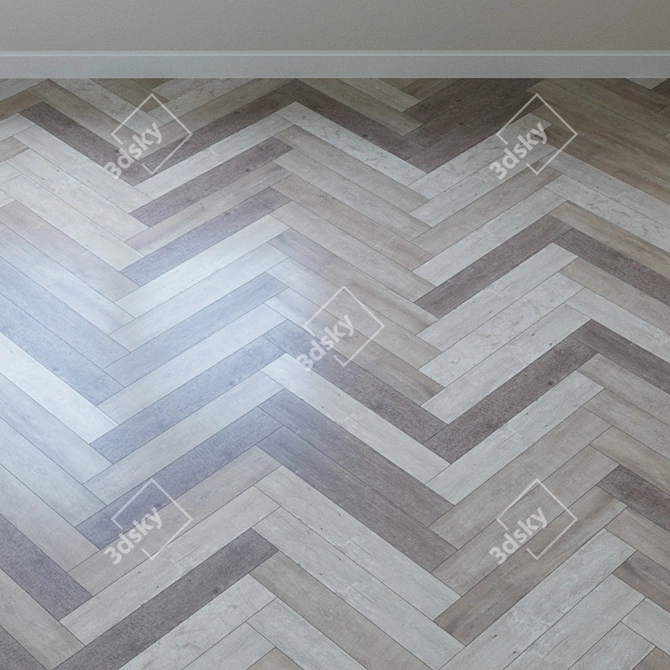 Super Natural Classic Barnwood Parquet 3D model image 3