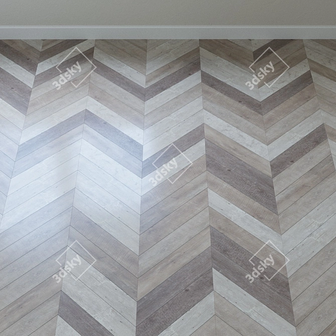 Super Natural Classic Barnwood Parquet 3D model image 4