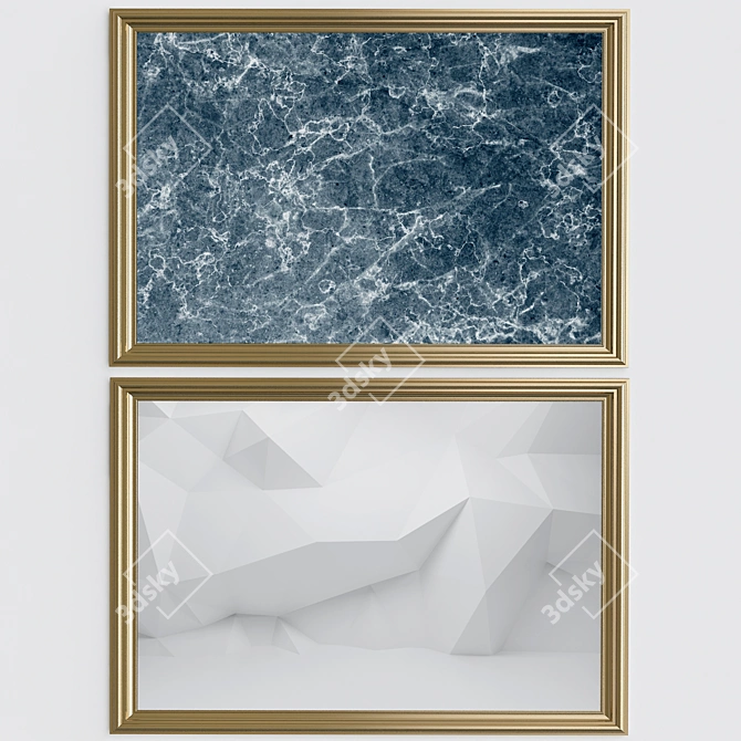 Abstract Wall Art Picture 3D model image 1