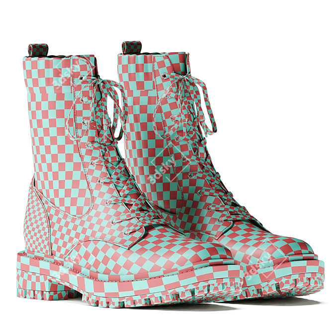 Sesame Boot | Stylish Geometry, High-Quality Textures & Materials | V-Ray Compatible 3D model image 5