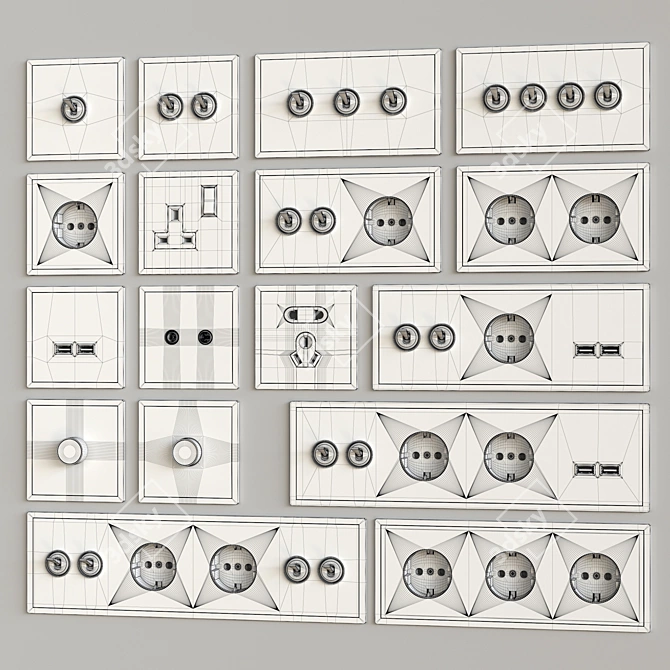 Barcelona 5.1 - Unparalleled Switches & Sockets 3D model image 5