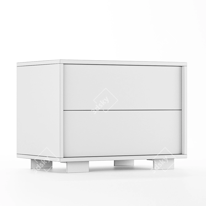 Sleek Sweet Gervasoni Cubby 3D model image 2