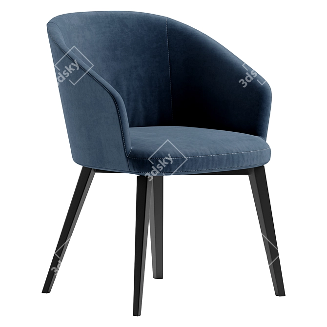 Stylish Casamilano Shirley Chair 3D model image 1