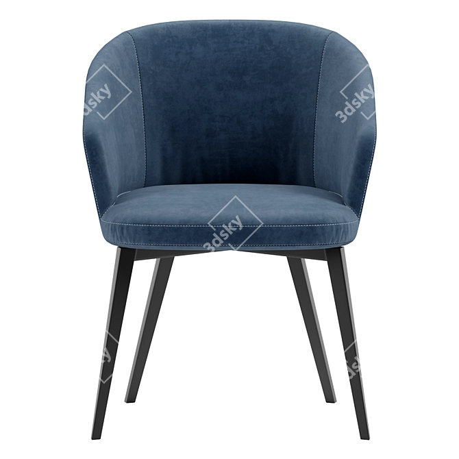 Stylish Casamilano Shirley Chair 3D model image 2