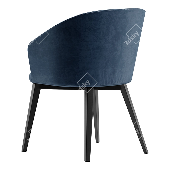 Stylish Casamilano Shirley Chair 3D model image 4