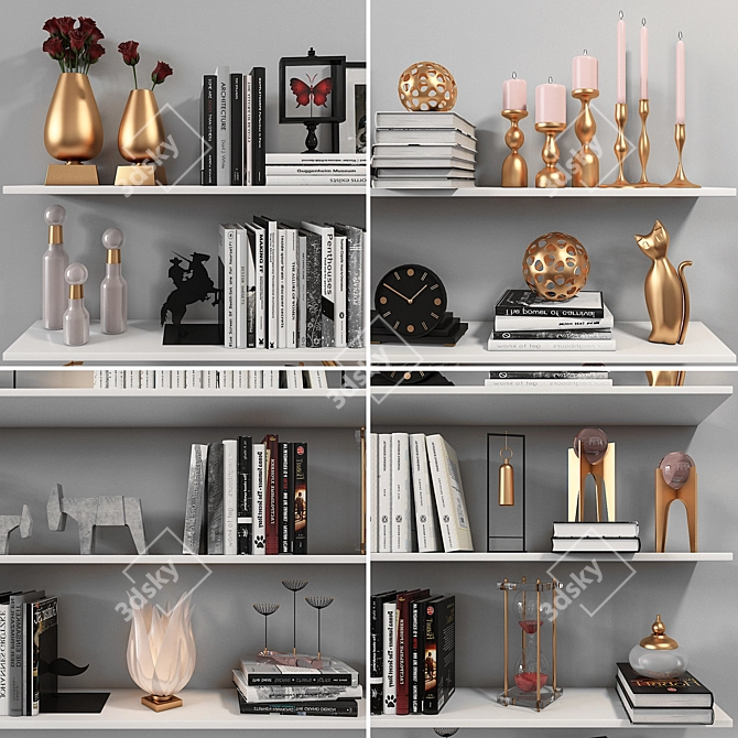 Versatile 3D Shelves: Vray + Corona 3D model image 2