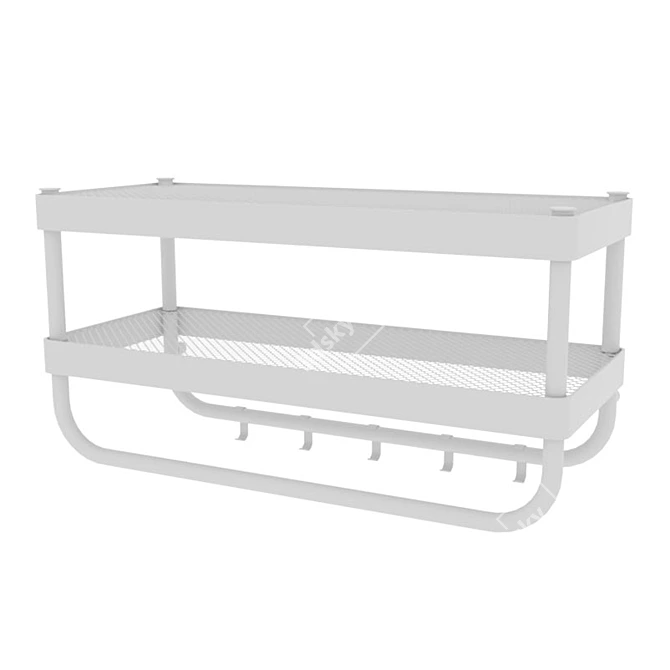 Sleek and Spacious IKEA Hanger 3D model image 1