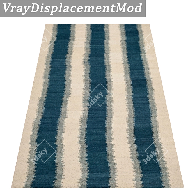 Luxury Textured Carpet Set 3D model image 3