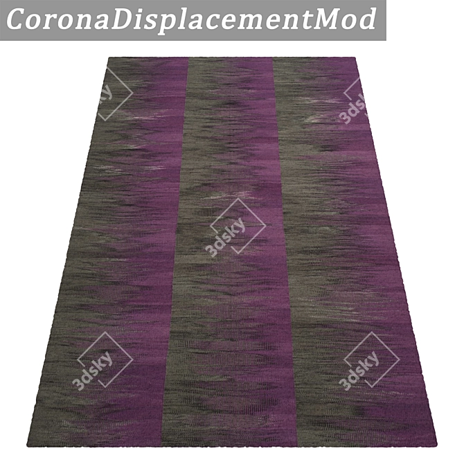 Luxury Textured Carpet Set 3D model image 4