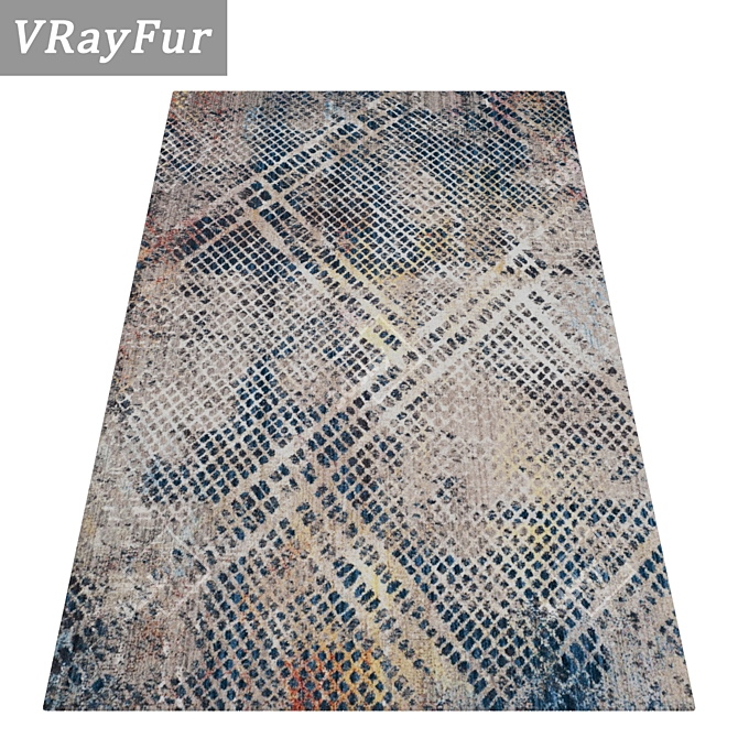 Luxury Carpets Set: High-quality Textures & Versatile Designs 3D model image 2