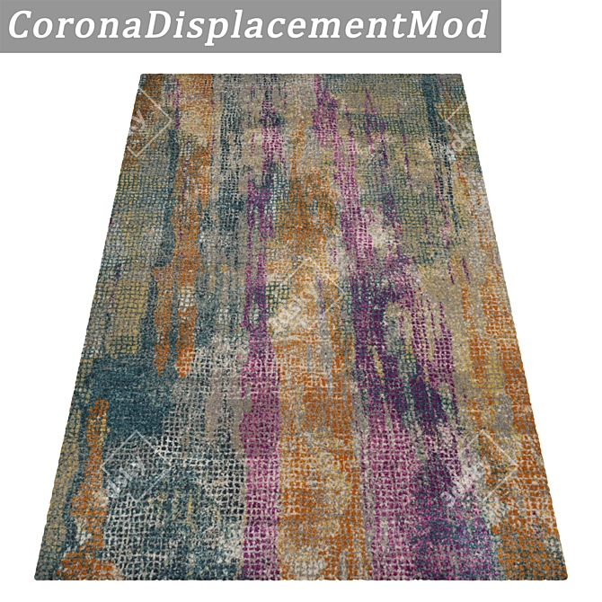 Luxury Carpets Set: High-quality Textures & Versatile Designs 3D model image 4
