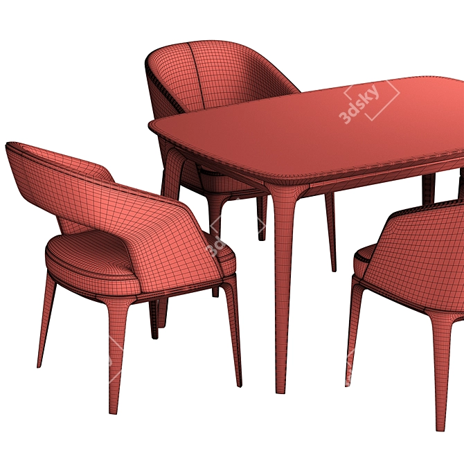  Versatile Pace Loom Chair: Compact & Functional 3D model image 1