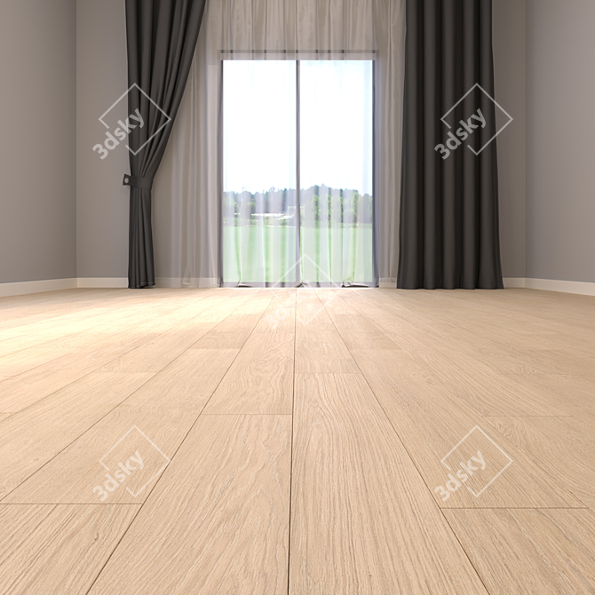 Peronda Essence Almond Parquet Flooring 3D model image 2