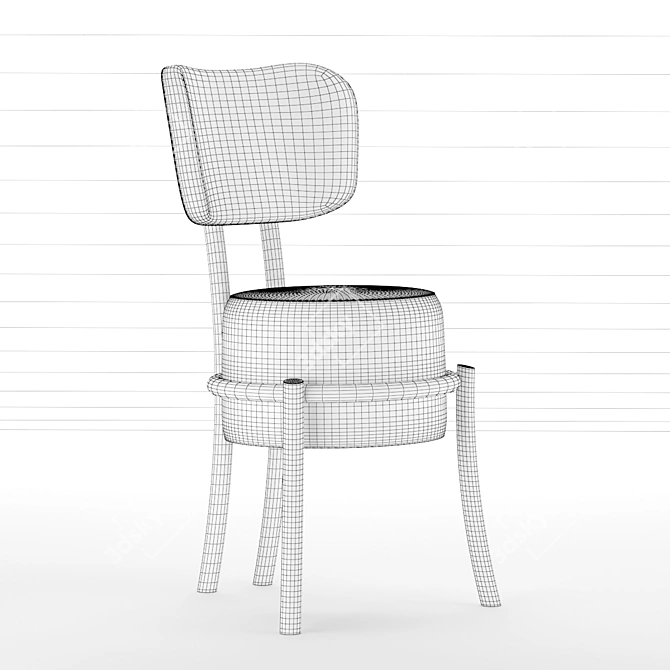 Elegant Propro BB-0 Chair 3D model image 5