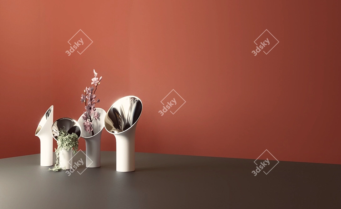 Versatile Collection of Stunning Vases 3D model image 1