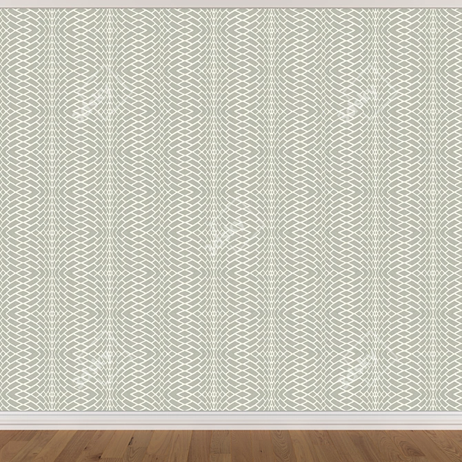 Seamless Wallpaper Set 1608 (3 Colors) 3D model image 2