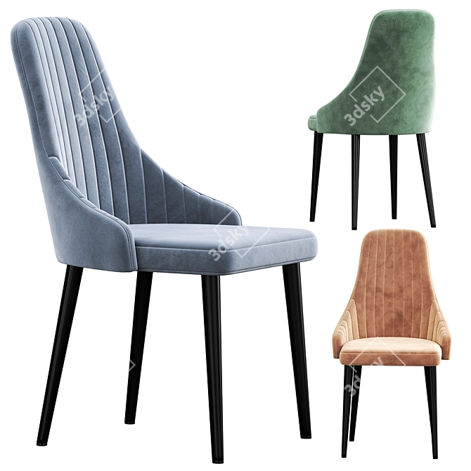 BARY Chair - Elegant Deephouse Design 3D model image 2