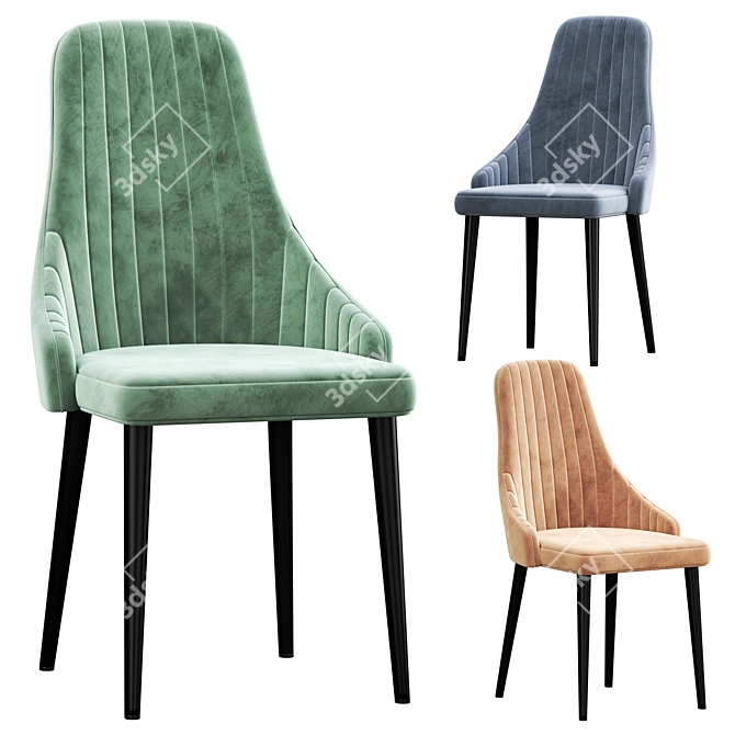 BARY Chair - Elegant Deephouse Design 3D model image 4