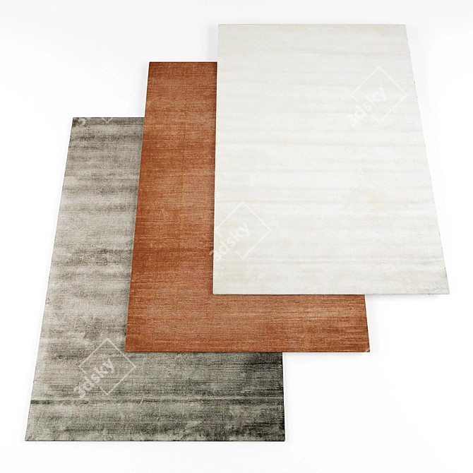 Versatile Rug Textures for Stunning Interiors 3D model image 1