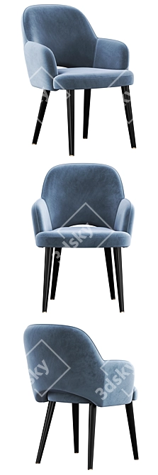 Modern Martin Chair: Sleek Design & Versatile 3D model image 2