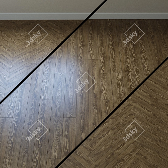 Supreme Classic Springfield Oak Parquet 3D model image 1