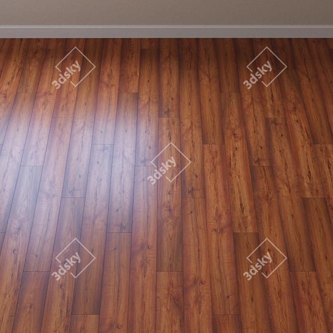 Scarlet Oak Supreme Classic Parquet 3D model image 2