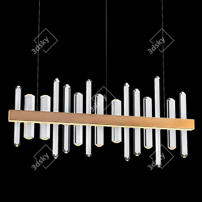 Elegant Gertrudis Chandelier Line 3D model image 1