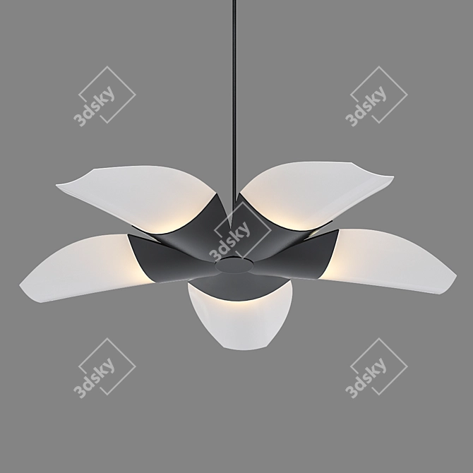 Ethereal Utopia Chandelier 3D model image 1