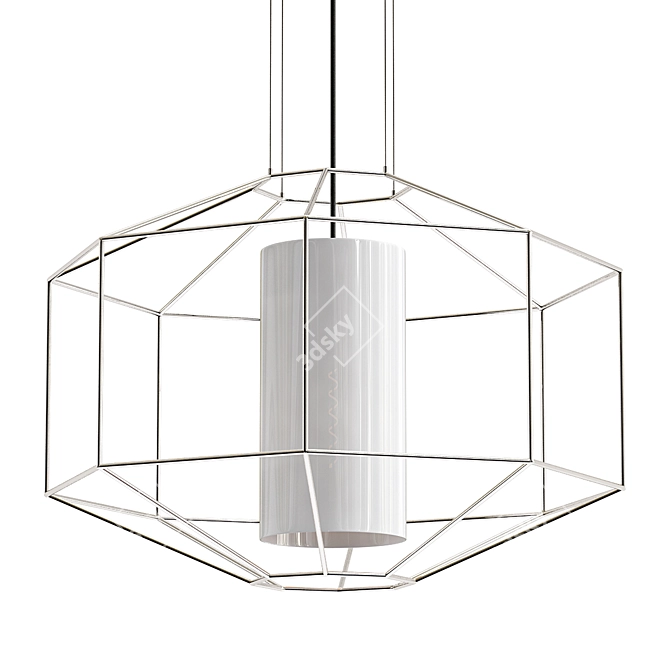 Elegant Silhouette 5216 Pendant Light 3D model image 1