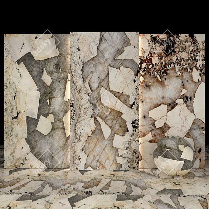 Patagonia Quartzite Slabs & Tiles 3D model image 1