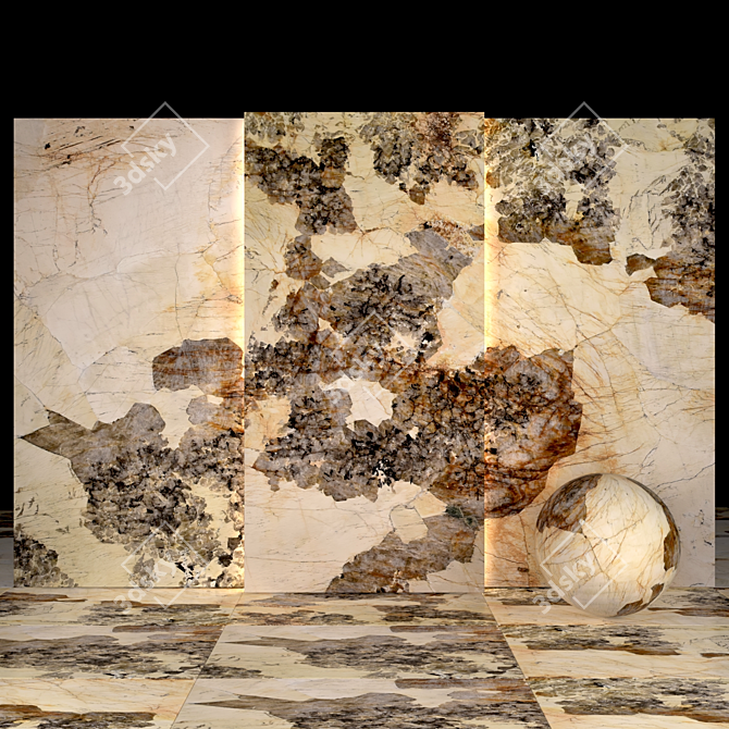 Patagonia Quartzite Slabs & Tiles 3D model image 4