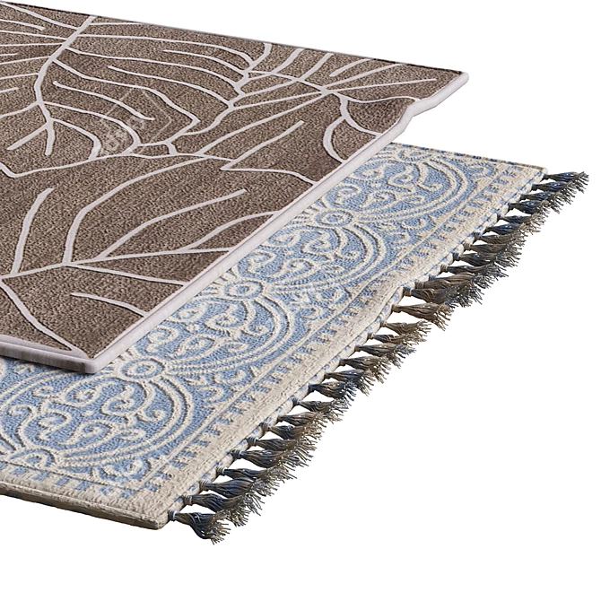 Stylish Interior Carpets 3D model image 2