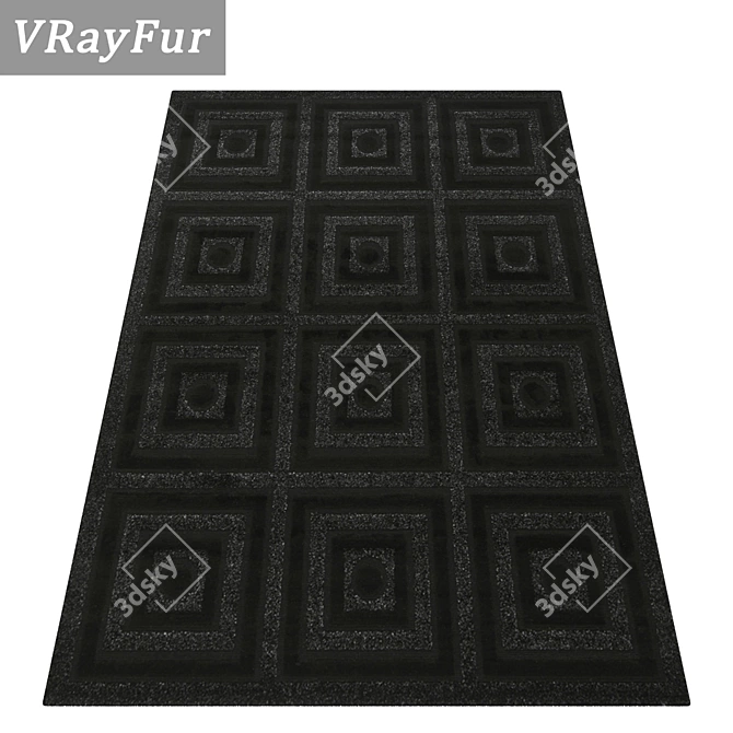 Luxury Carpet Set: High-Quality Textures 3D model image 2