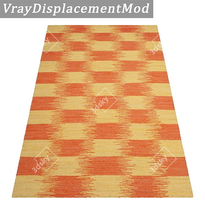 Luxurious Carpet Set with High-Quality Textures 3D model image 3