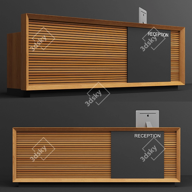 96 Channel Reception Amplifier 3D model image 1