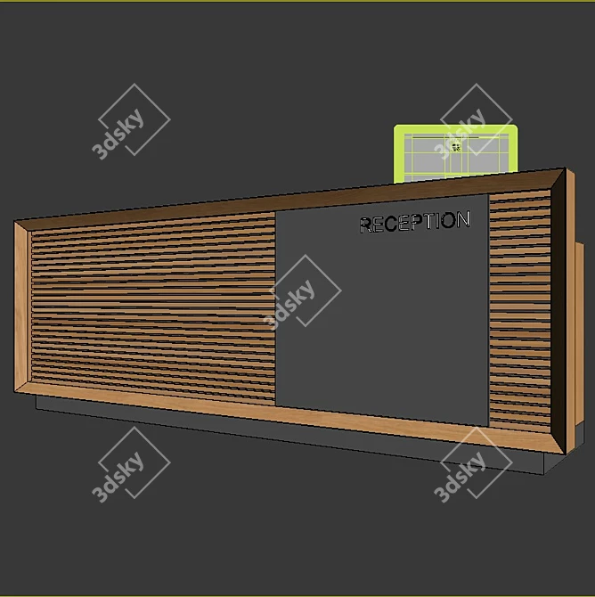 96 Channel Reception Amplifier 3D model image 2