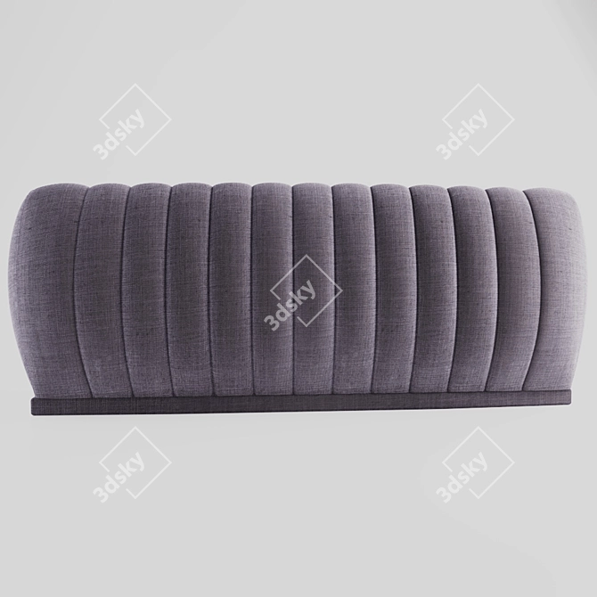 Arno Velvet Blush Sofa 3D model image 3