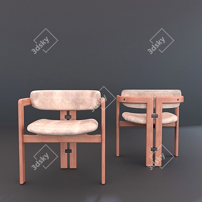 Deco Pamplona Chair 3D model image 1