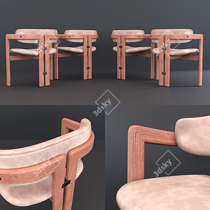 Deco Pamplona Chair 3D model image 2