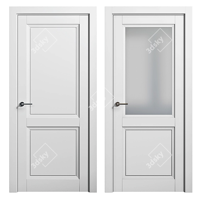 Elegant DORIAN doors OPERA Collection 3D model image 1